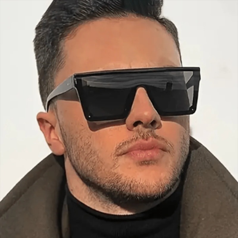 Sunglasses Uv400 - Fashion Oversized Square Brand Sunglasses Women