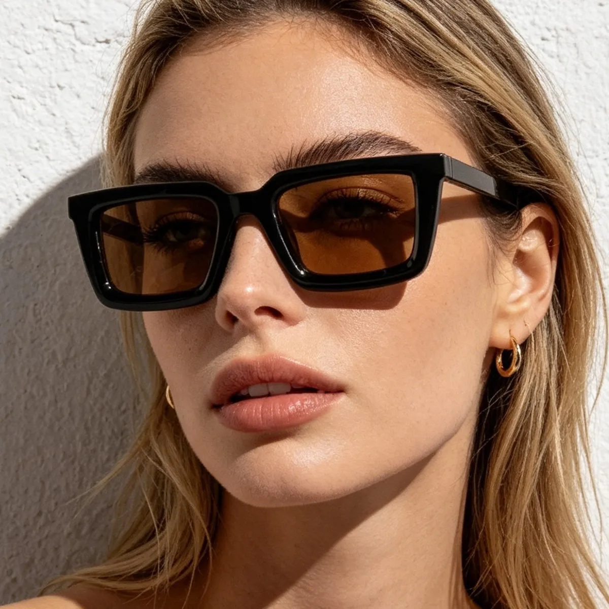 Sunglasses Uv400 - New Vintage Rectangle Sunglasses Women Men