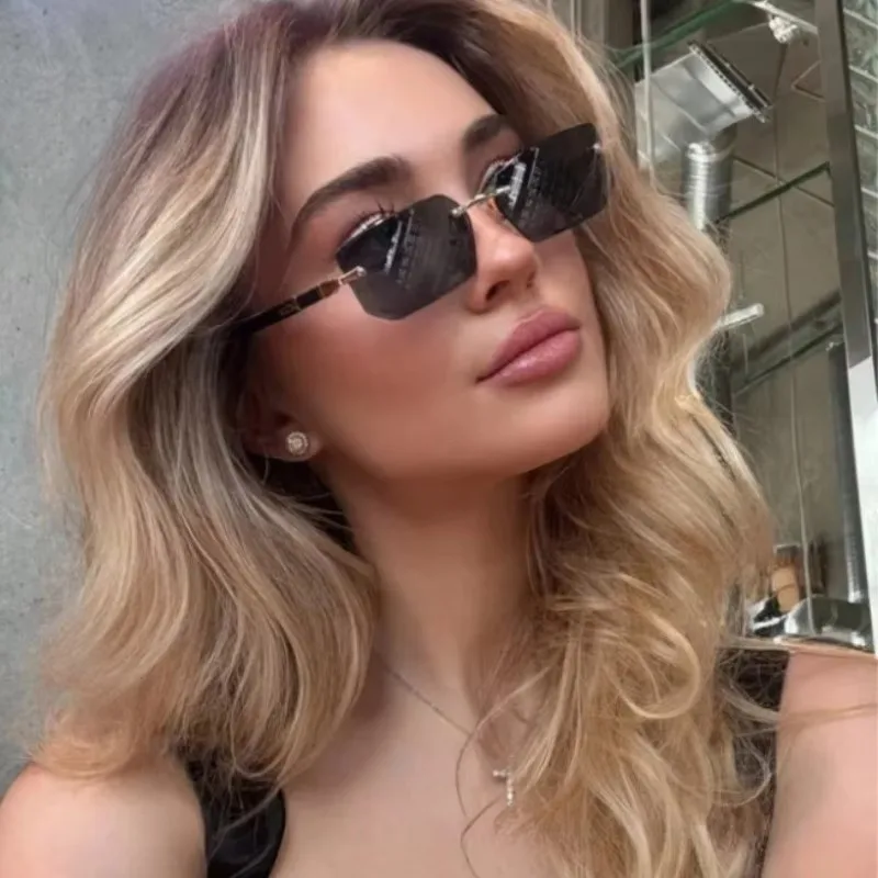 Sunglasses Uv400 - Fashion Punk Square Sunglasses Women Luxury