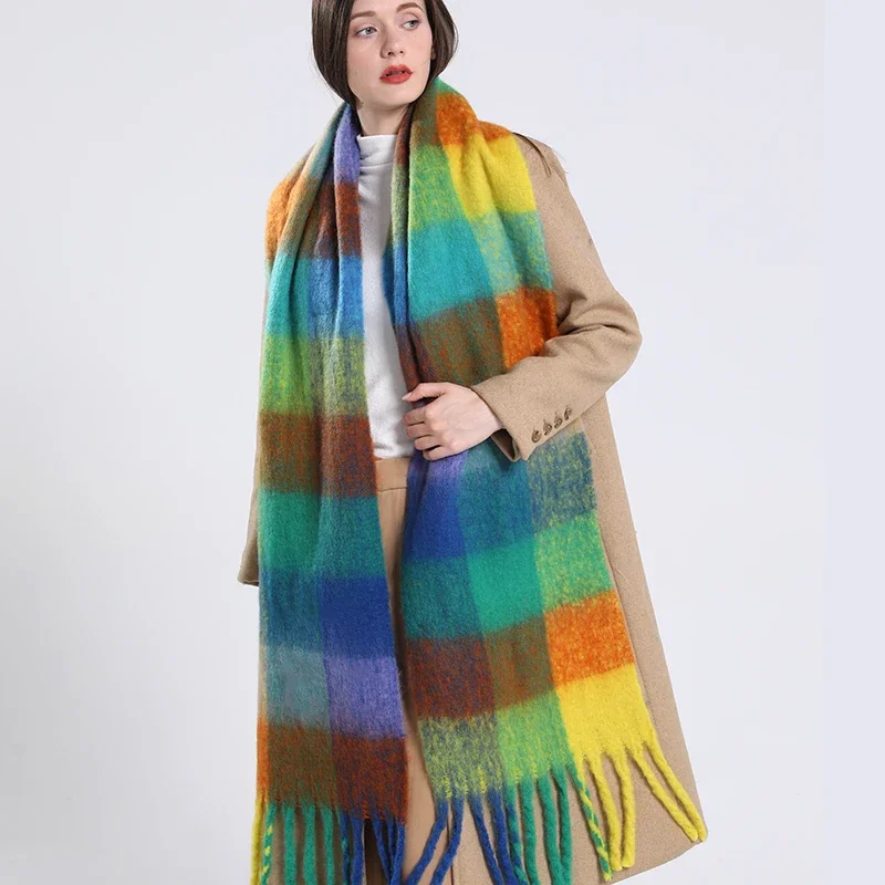 2026 Winter Thick Warm Scarf L - Cashmere Scarf recension och pris