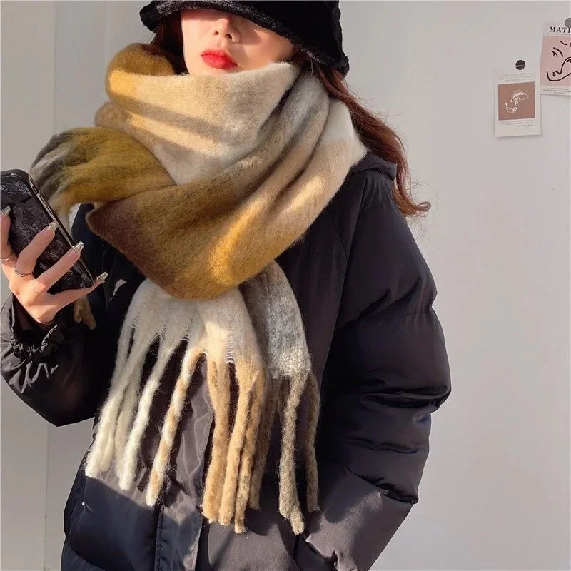 2026 Winter Thick Warm Scarf L - Cashmere Scarf recension och pris