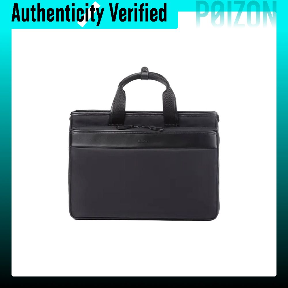 SAMSONITE Fabric With Cow Leat - Leather Briefcase recension och pris