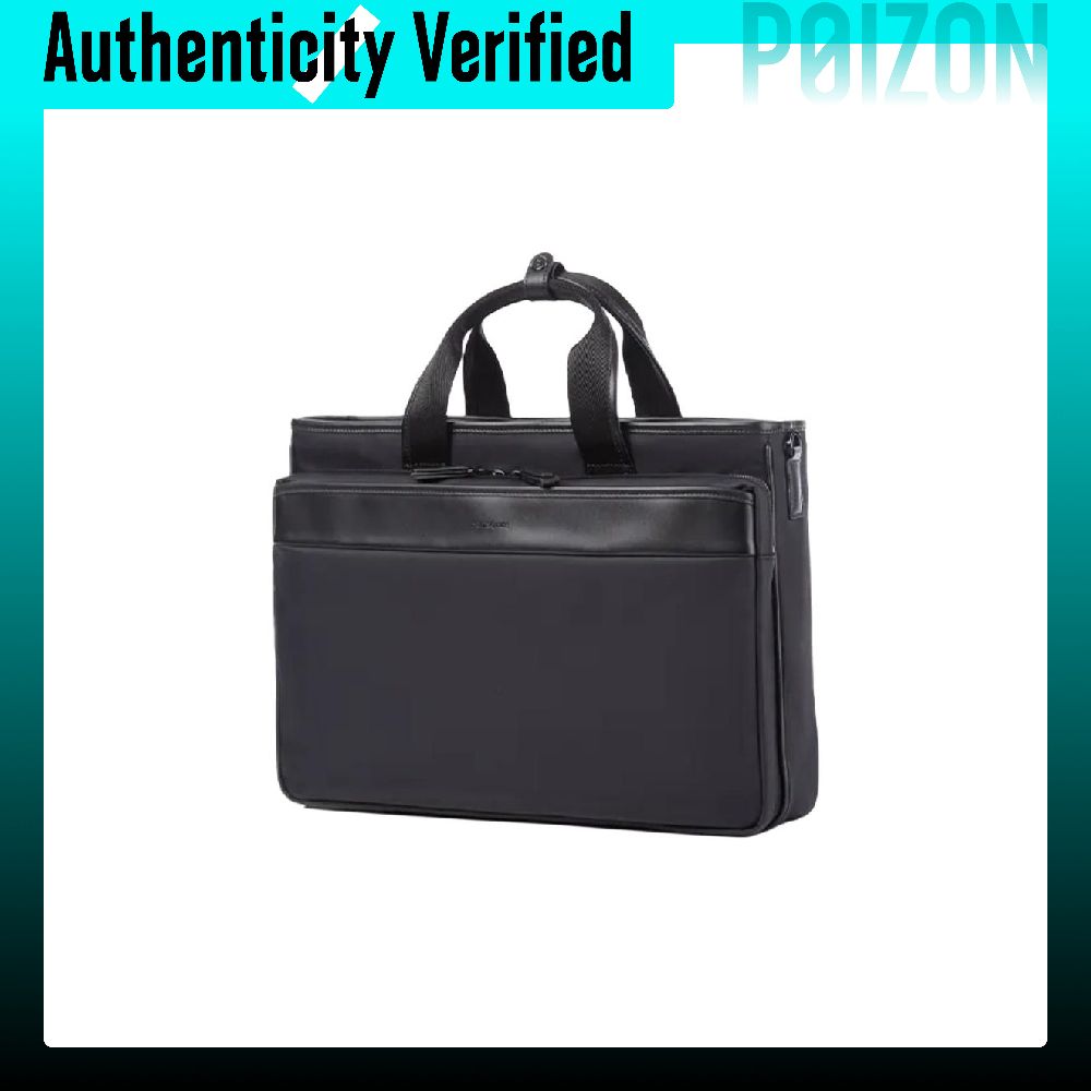 SAMSONITE Fabric With Cow Leat - Leather Briefcase recension och pris