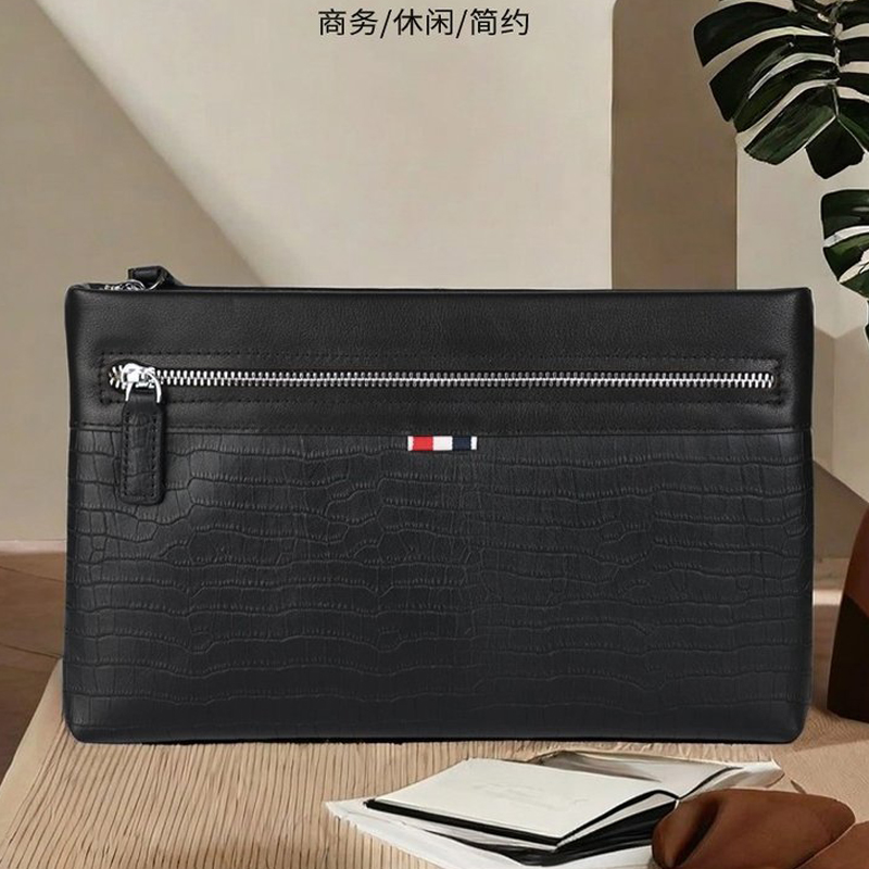 Genuine Leather Clutch Bag for - Leather Wallet Men recension och pris