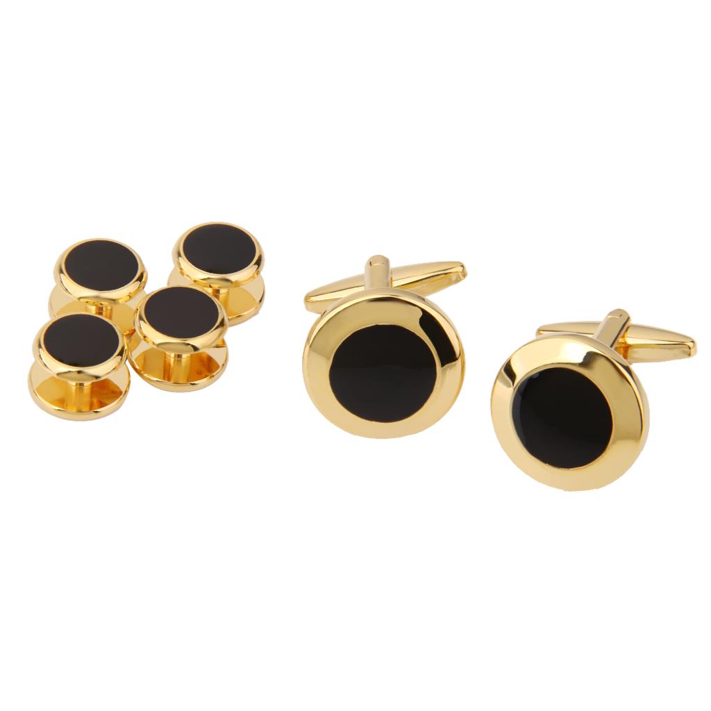 Men Cufflinks Luxury Set Gold  - Luxury Gift Set recension och pris