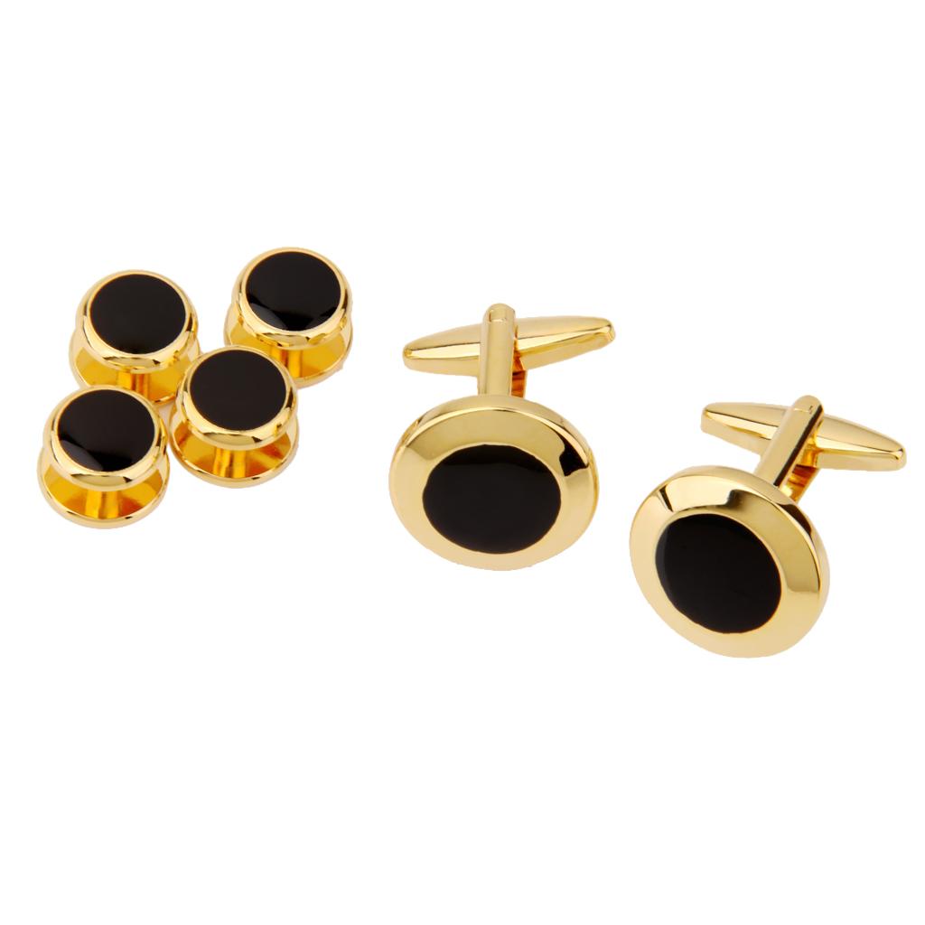 Men Cufflinks Luxury Set Gold  - Luxury Gift Set recension och pris