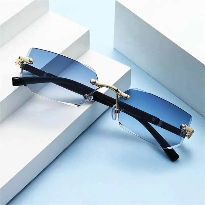 Trendy Rimless Sunglasses for  - Sunglasses Uv400 recension och pris