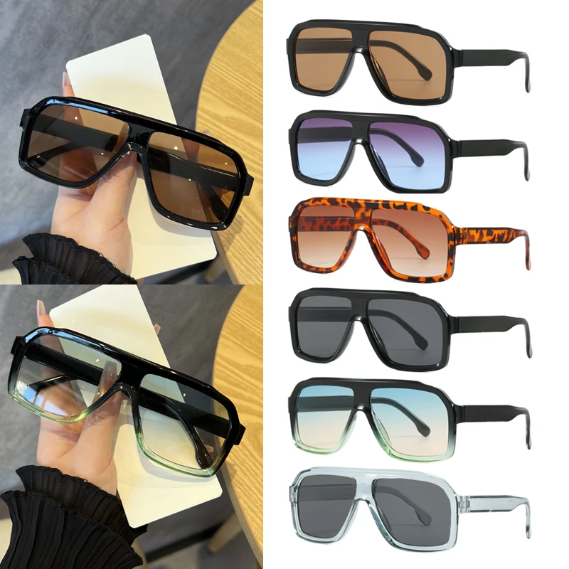1PCS Oversized Square Anti Lig - Sunglasses Uv400 recension och pris