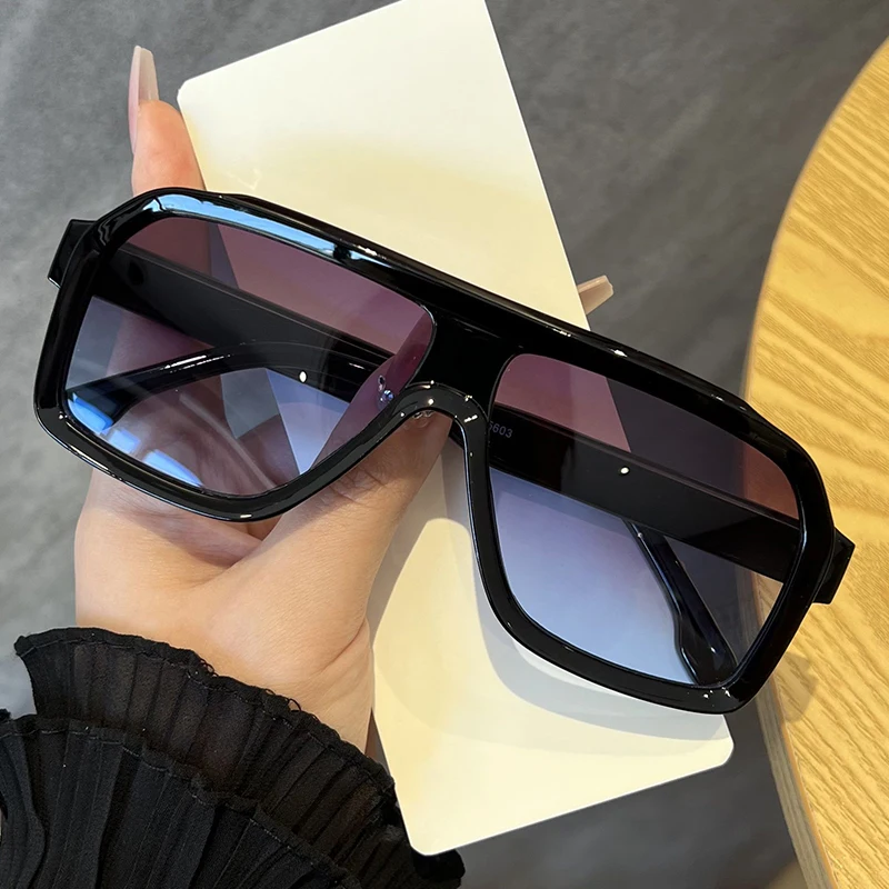 1PCS Oversized Square Anti Lig - Sunglasses Uv400 recension och pris