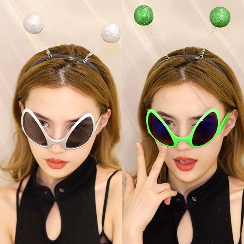Funny Alien Glasses Men Woman  - Sunglasses Uv400 recension och pris