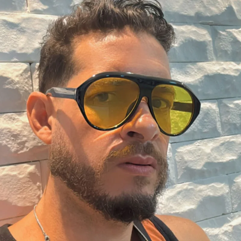 Fashion Oversized Pilot Sungla - Sunglasses Uv400 recension och pris