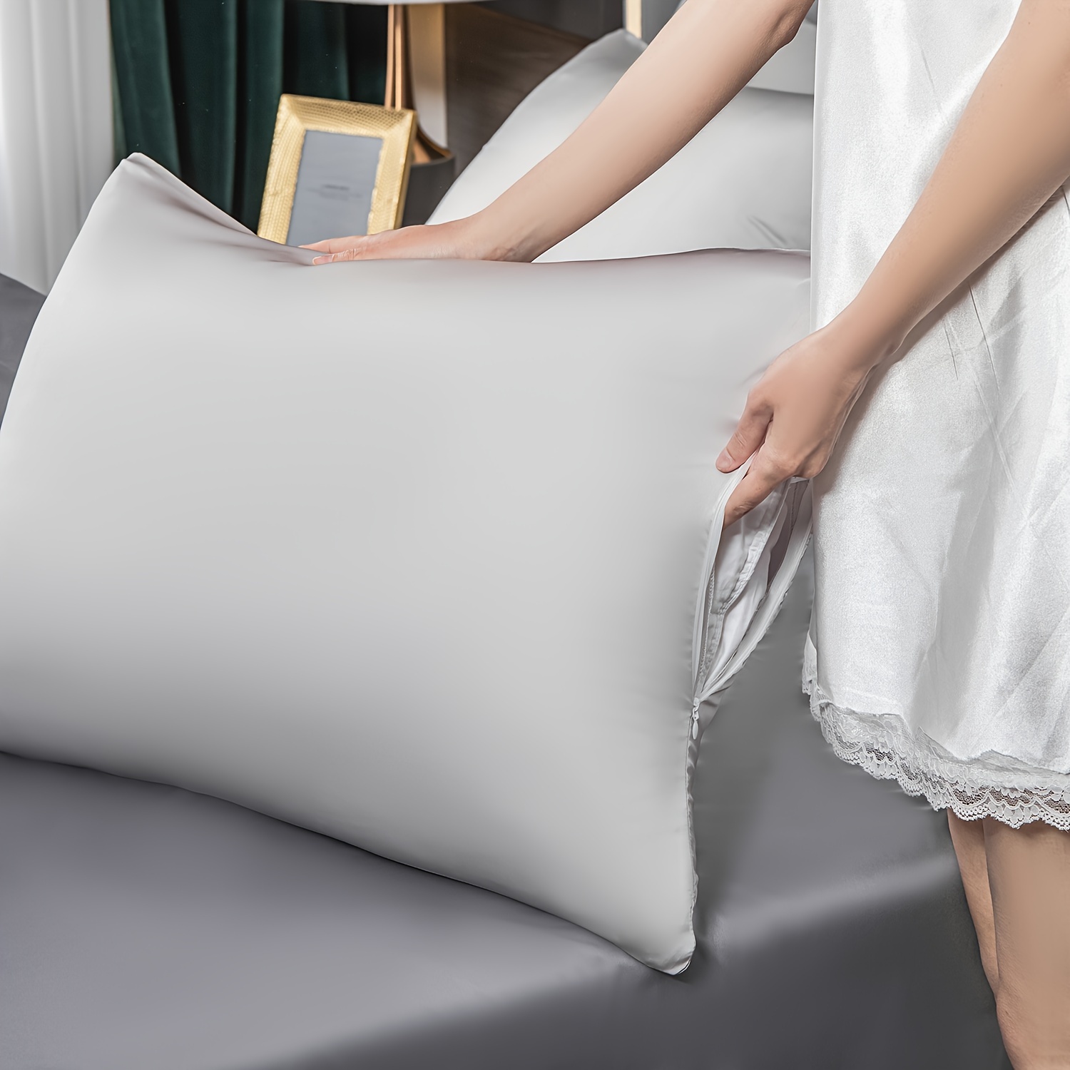 2pcs of Mulberry Silk Pillowca - Silk Pillowcase recension och pris