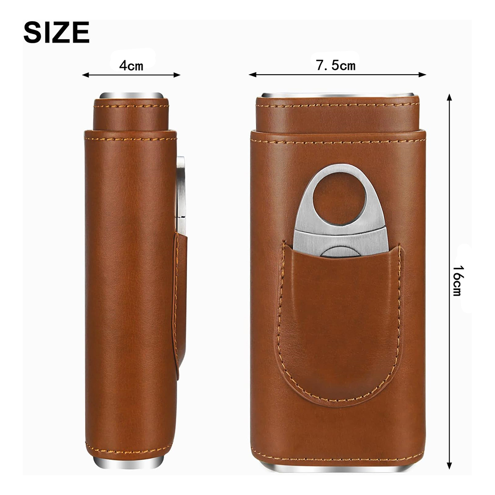 Portable Cigar Humidor Kit, Pr - Premium Cigar Case recension och pris