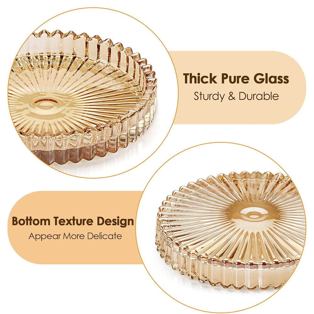 Modern Amber Glass Coasters fo - Marble Coaster Set recension och pris
