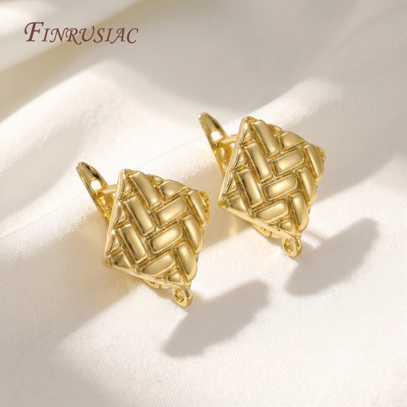 4 Styles Geometric Rhombus Squ - Gold Plated Jewelry recension och pris