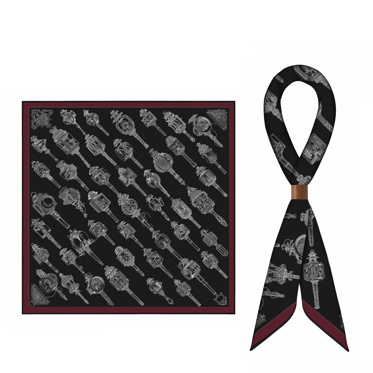 Black Luxury Designers Silk Ca - Cashmere Scarf recension och pris