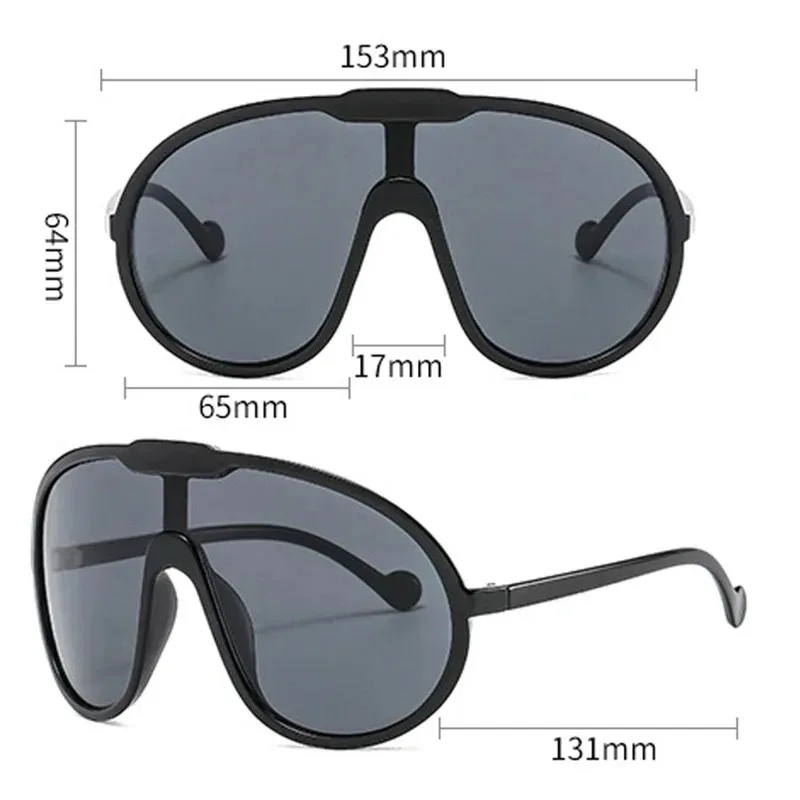 New Integrated Conjoined Sungl - Sunglasses Uv400 recension och pris